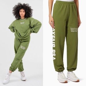 Mayfair Green Unisex Sweatpants